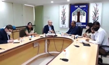 रिपब्लिक ऑफ पोलेन्ड के ध कॉन्स्युलेट जनरल डेमियन इरझाइक और वड़ोदरा महानगरपालिका के बीच एक शुभकामना बैठक का आयोजन