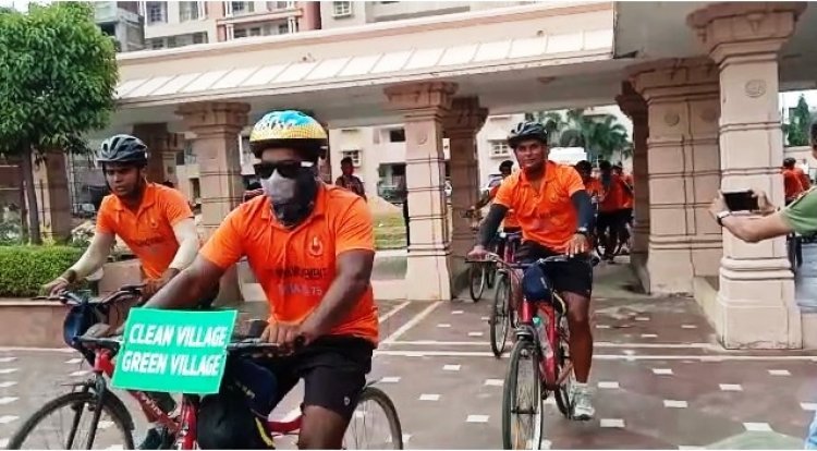BSF की काश्मीर से दांडी तक कि सायकल यात्रा पहोंची वड़ोदरा शहर
