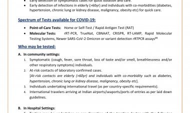 ICMR की नई गाइडलाइन में कोरोना टेस्ट से जुडी क्या नई बात सामने आई ?
