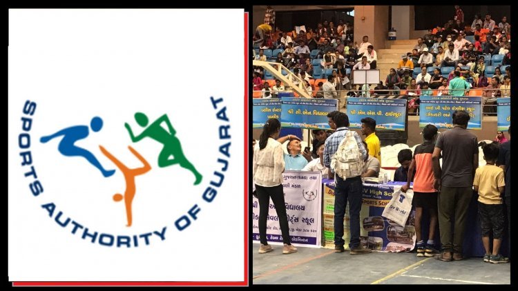 समा स्पोर्ट्स कॉम्प्लेक्स में जिला स्तरीय स्पोर्ट्स स्कूल के लिए राज्य स्तरीय प्रवेश समारोह का आयोजन