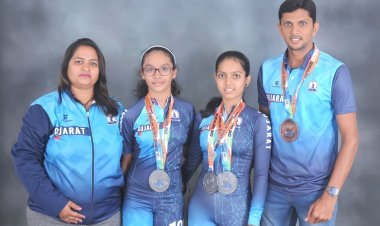 बड़ोदा डिस्ट्रिक रोलर स्केटिंग एसो को राष्ट्रीय स्तर की स्केटिंग प्रतियोगिता में 2 रजत व 2 कांस्य पदक