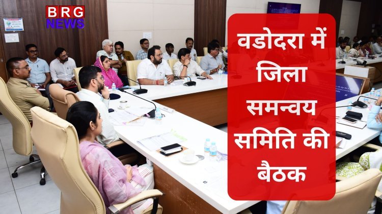 वडोदरा में जिला समन्वय समिति की बैठक, कलेक्टर ने लोक समस्याओं के समाधान के दिए निर्देश