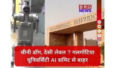 रोबोट चीन का, श्रेय गलगोटिया का? समिट से हुए बेइज्जत होकर बाहर !