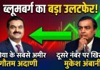 ब्लूमबर्ग की सूची में बड़ा बदलाव,  एशिया के सबसे अमीर व्यक्ति बने गौतम अदाणी !