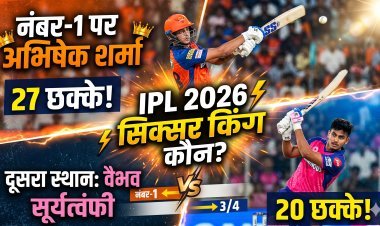 IPL 2026: सबसे ज्यादा छक्के लगाने वाले टॉप-5 बल्लेबाज !