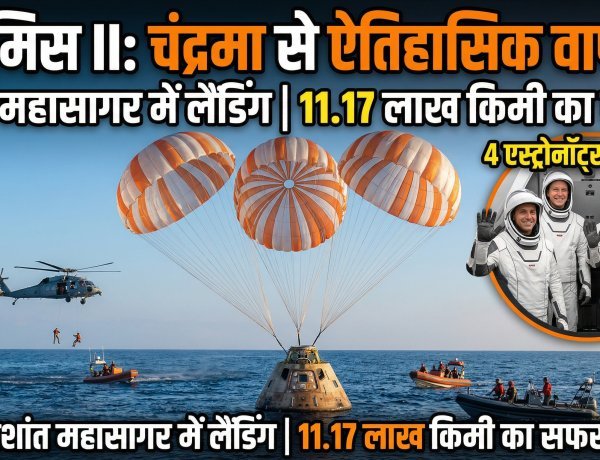 मिशन आर्टेमिस II: सुरक्षित लैंडिंग, अटूट हौसला !