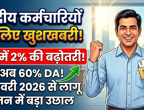 महंगाई भत्ते में 2% का इजाफा, कैबिनेट का बड़ा फैसला !