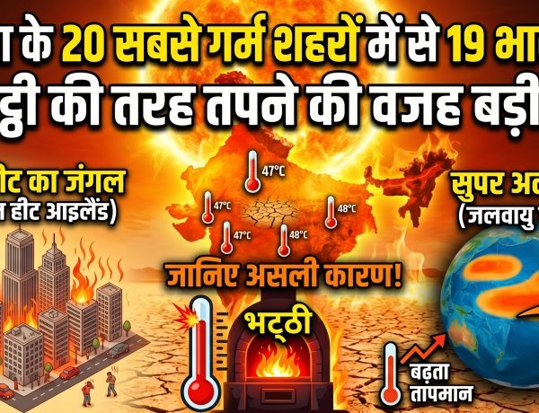 दुनिया के 20 सबसे गर्म शहरों में से 19 भारत में, बड़ी है भट्ठी की तरह तपने की वजह !