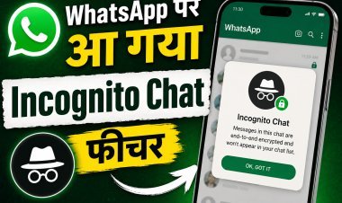 व्हाट्सएप पर आया 'Incognito Chat', प्राइवेसी अब आपके हाथ में !