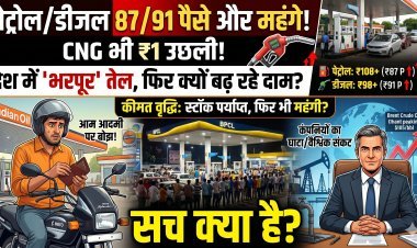 आज पेट्रोल 87 पैसे, डीजल 91 पैसे और महंगा;देश में भरपूर है पेट्रोल-डीजल, फिर क्यों बढ़ती जा रहीं कीमतें