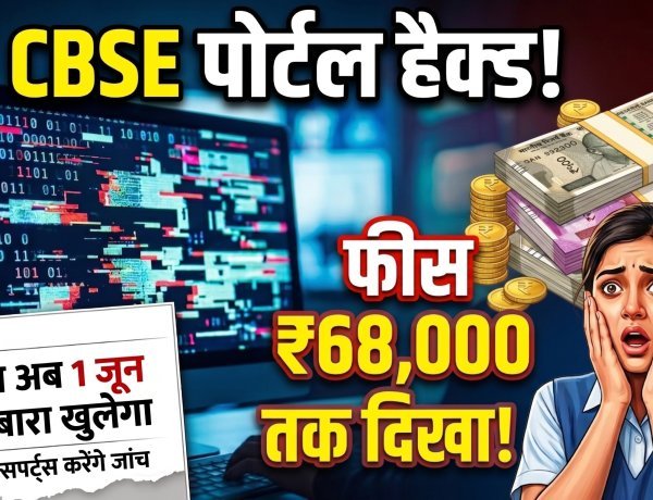 CBSE री-इवैल्यूएशन पोर्टल पर मलेशियस अटैक !