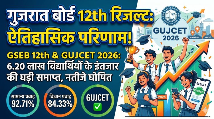 गुजरात बोर्ड 12th रिजल्ट: ऐतिहासिक परिणाम !