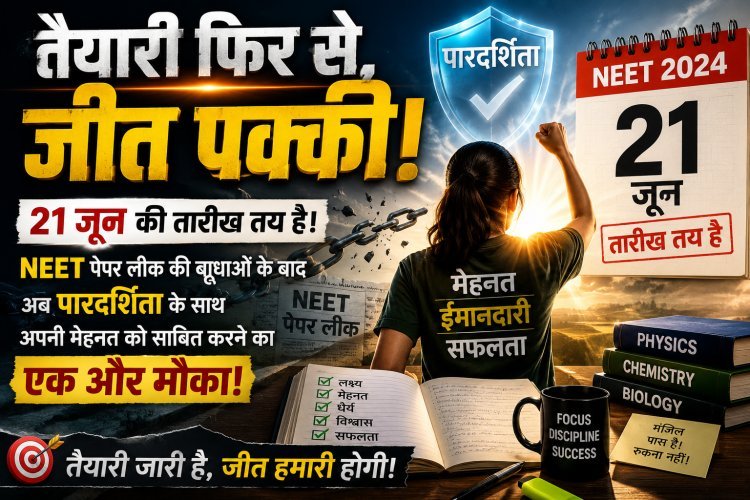 NEET अगले साल से ऑनलाइन होगी:इस साल रद्द हुई परीक्षा 21 जून को, यह पेपर-पेंसिल से होगी !