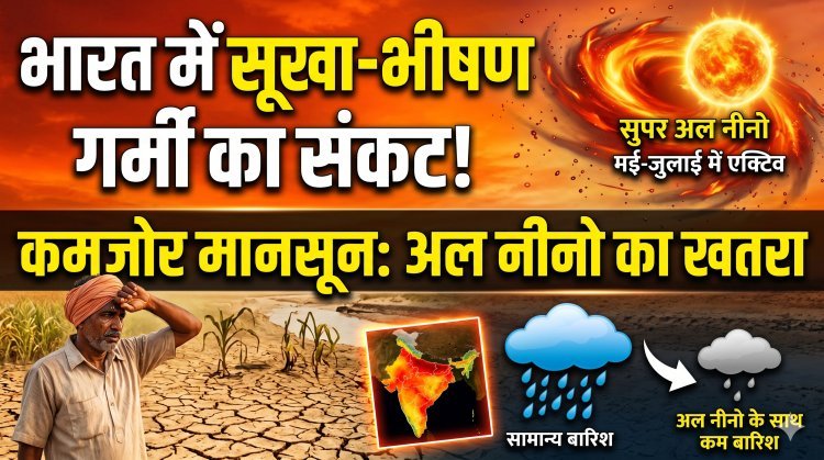 भारत में सूखे और भीषण गर्मी का संकट !
