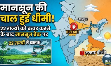 22 राज्यों तक पहुंचने के बाद मानसून की रफ्तार हुई धीमी !