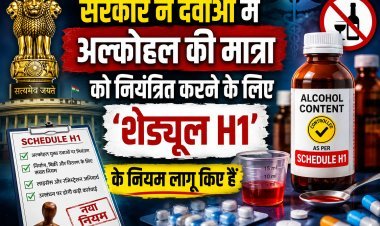 अब उच्च अल्कोहल वाली दवाओं को केवल प्रिस्क्रिप्शन पर ही बेचा जा सकेगा...