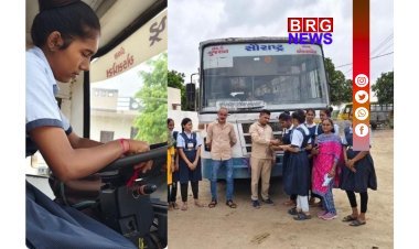 ST बस कर्मचारियों को स्कूली छात्राओं ने बांधी राखी, देखें जनसेवा और सम्मान की यह अनोखी तस्वीर | Rakshabandhan 2026