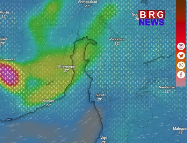 वडोदरा में कल दोपहर भारी बारिश का अलर्ट, 75% बारिश के आसार | Vadodara Rain Update